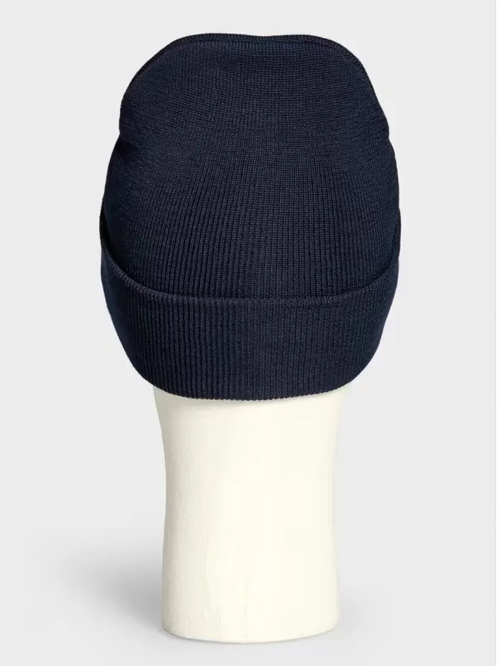 GUCCI HAT BLUE WOOL RIB KNIT LOGO EMBROIDERY BEANIE sz M / MEDIUM / 58CM